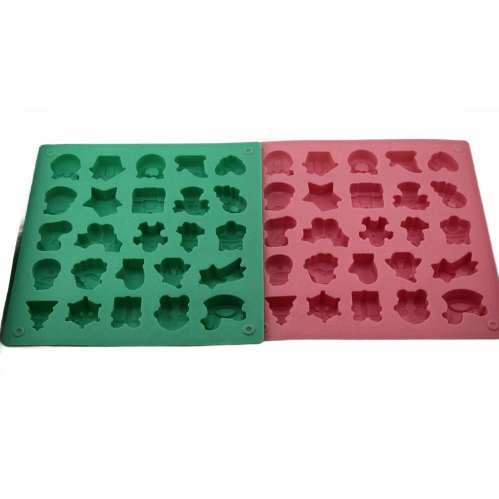 Silicone Candy Mold 2 pack 25 Mold Trays